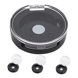 Vaguelly 4pcs Magnetic Eyeshadow Palette Refillable Blusher Pans Durable Empty Highlighter Case for Travel for DIY Cosmetics Special Occasions