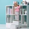 Victostar 2 Step Stool for Kids, Anti-Slip Sturdy Toddler Two