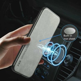 Kepuch Silklike Funda para Honor 90 - Case Carcasa Placa de Metal Incorporada para Honor 90 - Gris