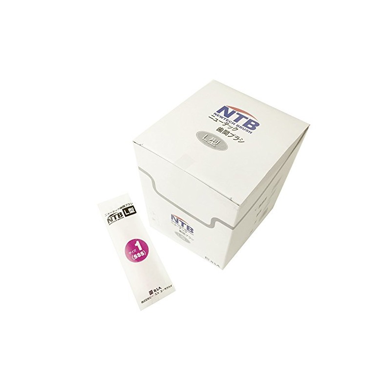 Newtec Interdental Brush, L Type, Simple Pack, SSS, Pink, 50