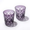 Taimuro Kobo TB90152-1Ms Edo Kiriko Arai Crest Cold Sake Cups,