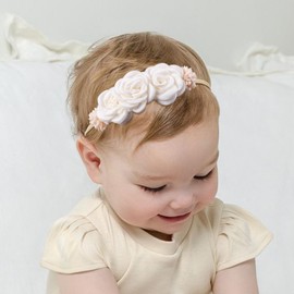 BFNAAgirl New Model Baby Girl Nylon Headbands Nylon Flower Elastic Hairbands 3pcs Hair Accessories Gift for Newborn Infant Toddlers (BF-Z6)