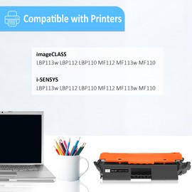 LAIPENG Compatible 047 Toner Cartridge Replacement for Canon 047 CRG-047 CRG047 for ImageCLASS LBP113W MF113W MF110/LBP110 Series, i-SENSYS LBP113W MF113W MF110/LBP110 Series Printer ( Black,1-Pack )