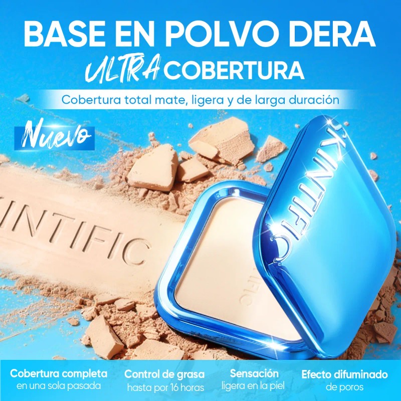 Skintific Base En Polvo Ultra Cover Mate Alta Cobertura