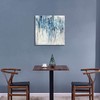 Abstract Wall Art Canvas Picture: Blue and Gray Artwork Modern