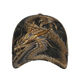 Dragon Snapback Cap Mens Baseball Hats Men Sun Hat Adjustable Cool Trucker hat for Women Men