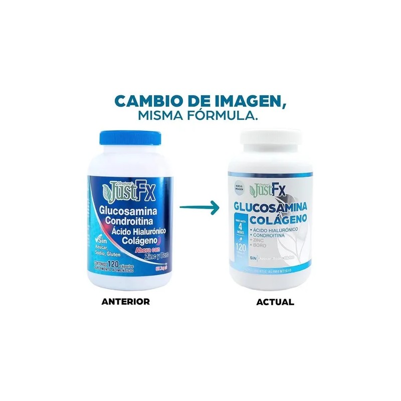 Glucosamina Condortina En Cápsulas Just Justfx 120 Caps