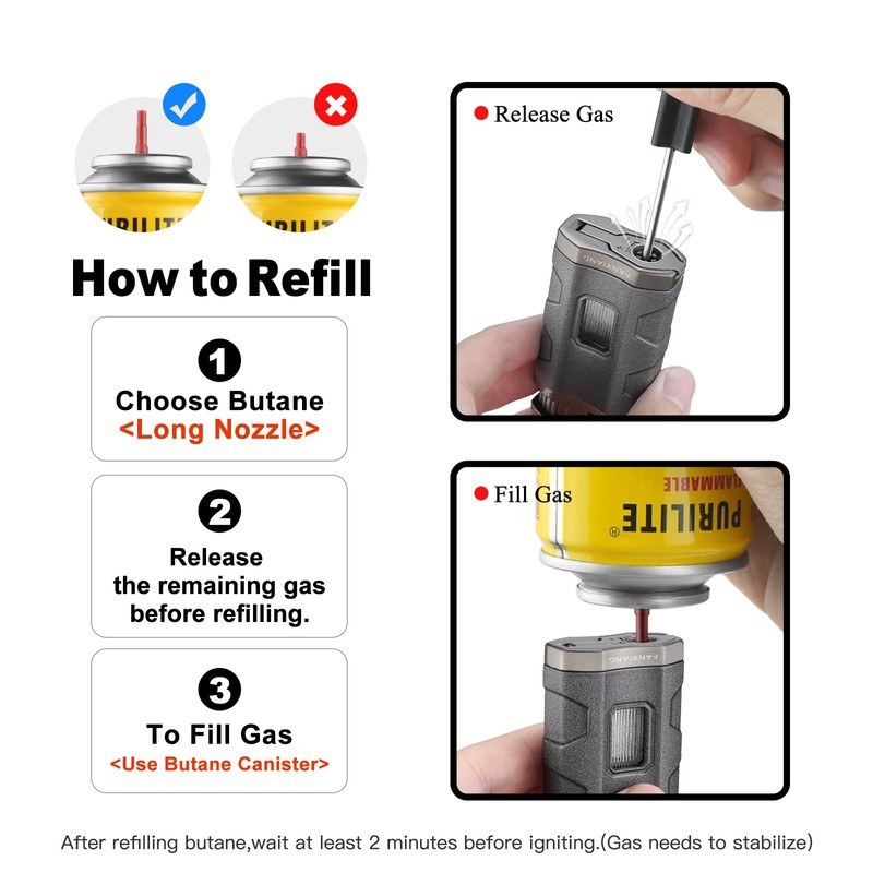 Torch Lighter Triple Jet Flame Refillable Butane Cigar Lighter Windproof