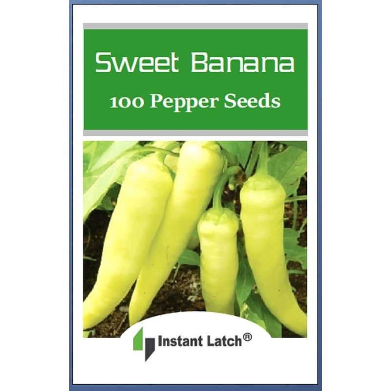 100 Sweet Banana Pepper Seeds for Planting Non GMO Heirloom