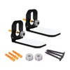 TopHomer 2 Pack Black Soundbar Mounts with Screws Speaker Accessories