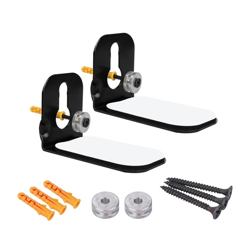 TopHomer 2 Pack Black Soundbar Mounts with Screws Speaker Accessories