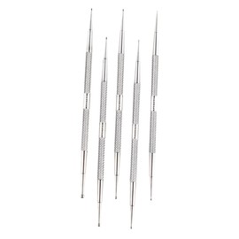 KONTONTY Manicure Accessory Set 5pcs Diamond Drill Nail Art Pen Versatile Dual-Head Nail Art Tool