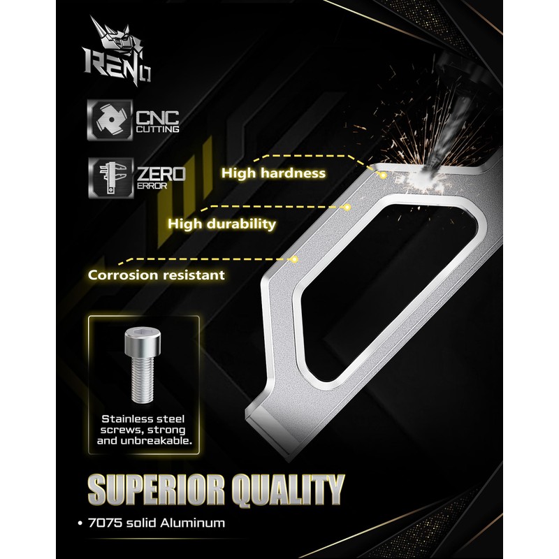 RENO Ram Tie Down Hook, Pickup Truck Bed Box Bracket