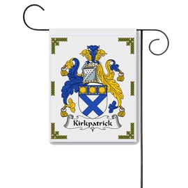 Kirkpatrick Coat of Arms/Kirkpatrick Family Crest 11 X 15 Garden Flag – Made in the U.S.A.
