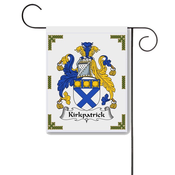 Kirkpatrick Coat of Arms/Kirkpatrick Family Crest 11 X 15 Garden