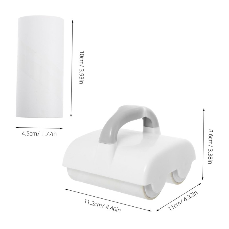 SAFIGLE 1 Set Reusable Sticky Lint Rollers Dual Roller Pet