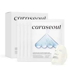 caraseoul Glowganic Pro Mascarilla de Hidrogel con Colágeno Vegano [4 uds]