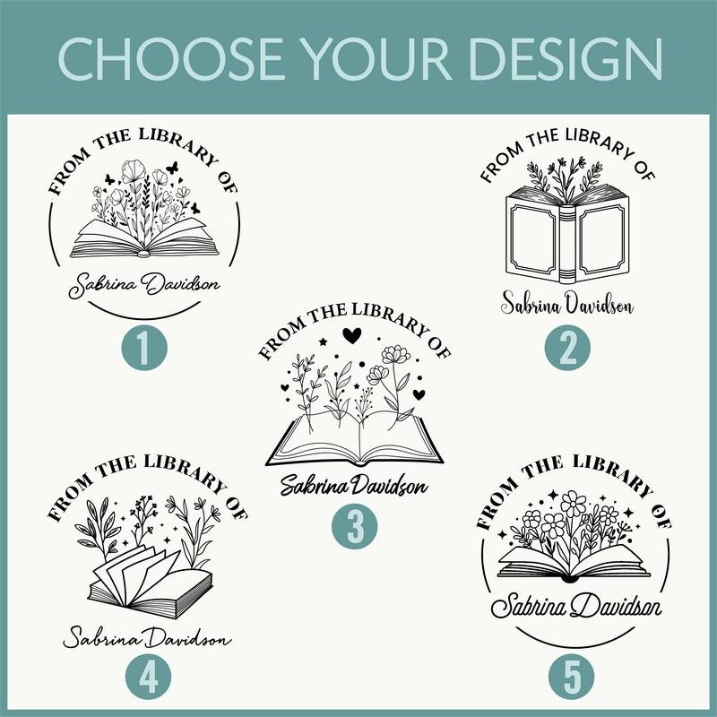 from The Library of Book Stamps | Custom Stamp |