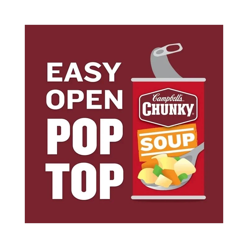 Campbell's 4 Cans Campbell's Chunky Soup Healthy Request Chicken Noodle