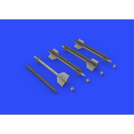 Eduard EDB648303 Brassin 1:48-AIM-9 G/H Sidewinder Missile kit, Various