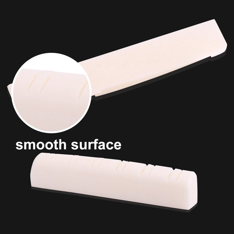 12 String Saddle Bone, Acoustic Guitar Bone Bridge Nut for