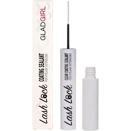 GladGirl Lash Lock Clear Coating Sealant for Eyelash Extensions - Ultimate Aftercare - Long-Lasting, Waterproof, Enhances Shine, Protects & Extends Lash Life, 4ml