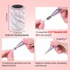 MelodySusie 100 Pcs Nail Drill Bits Sanding Bands for Nail