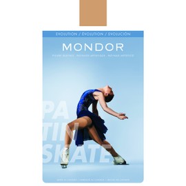 Mondor Footless Evolution Figure Skating Tights 3339 (Size M, Caramel)
