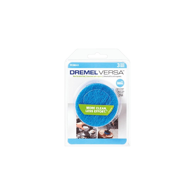 Dremel(ドレメル) お掃除回転ブラシ用ソフトミガキパッド(3個入) PC363-3