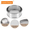 PATIKIL 80 Mesh Lab Sieve 4" Diameter Test Sieve 304
