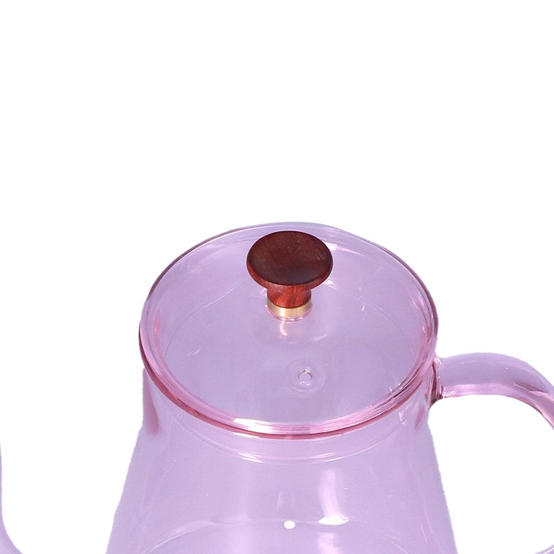 Coffee Kettle Glass Coffee Pot 600ML Coffee Drip Kettle Long