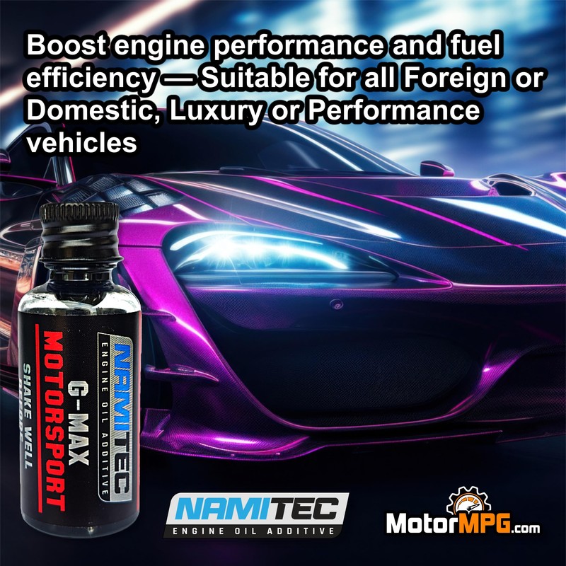 NAMITEC G-MAX MOTORSPORT | Boost Horsepower & Reduce Engine Wear