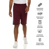 5 Pack: Men's Dry-Fit Sweat Resistant Active Athletic Performance Shorts,