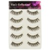 Vivis False Eyelashes, 5 Pairs 3D Eyelashes Natural Faux Mink