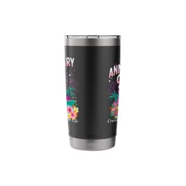 Anniversary Cruise Squad Trip 2025 A Romantic Wedding Lover Stainless Steel Insulated Tumbler