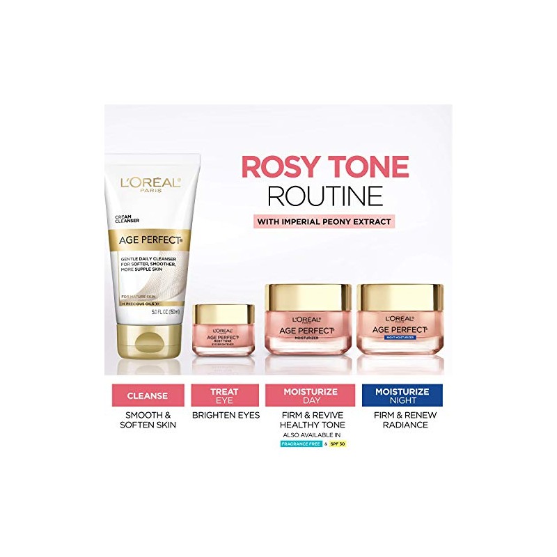 L'Oréal Paris Age Perfect Cell Renewal* Rosy Tone Moisturizer, 1.7