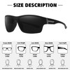 STORYCOAST Polarized Sports Sunglasses for Men Women Unbreakable Frame Cycling