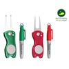 The PUTT PACK DOUBLE DIVOT PACK - Red & Green