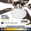 Prominence Home Alvina, 42 Inch Traditional Flush Mount Indoor LED