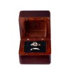 Strova Wood Ring Box for Wedding Ceremony and Engagement –