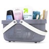 Brookstone BKH1633, Large Portable Shower Caddy with Soft Silicone Carrying