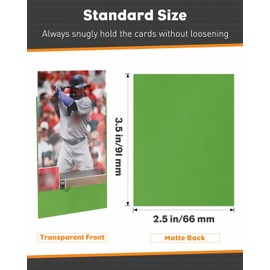 Uniclife 100 Counts Dark Green MTG Card Sleeves Matte Green Trading Card Sleeves Baseball Card Sleeves Standard Sized Deck Card Protectors for Sports Cards Football Cards Game Cards, 66 x 91 mm