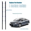 2Pcs Driver and Passenger Side Door Window Belt Weatherstrip Compatible