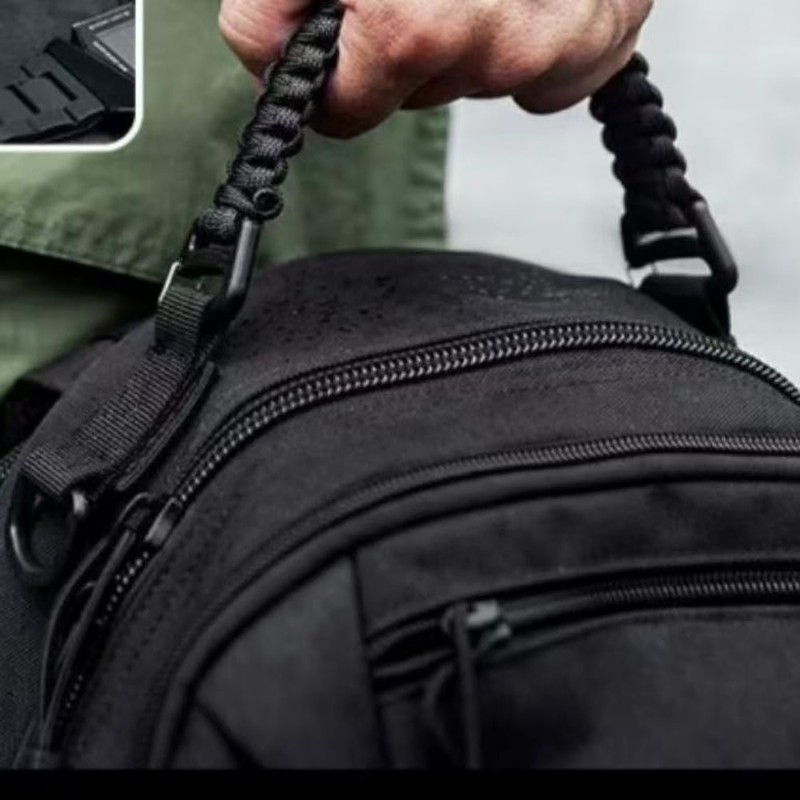 DraCra 2 Pack Tactical Molle Admin Pouch Handle Replacement with
