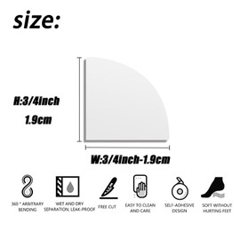 3/4″Flexible Quarter Round Molding Peel And Stick Rubber Trim Molding 9.84Ft Double-Sided Self-Adhesive Strips.DIY For Wall Seams, Floor Edges, Fireplaces, Bathroom Bathtubs, Countertops 118inch White