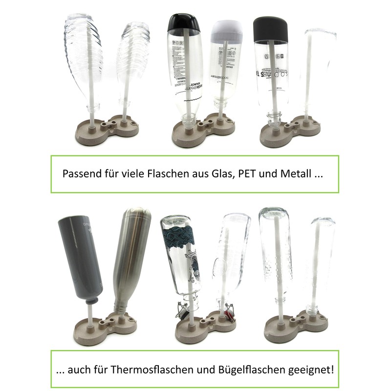 STYYL Set of 2 Universal Drip Rack for 4 Bottles,