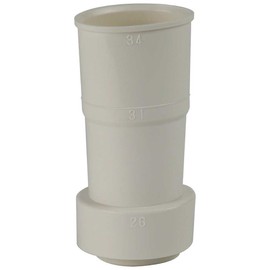 Kakudai 4371-1 Drain Hose Outlet for Washing Machines, Convenient for Extending the Drain Hose