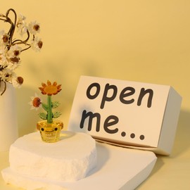 WIDEAL Sunflower Glass Decor Gift for Teachers, Bosses & Coworkers - Thank You for Helping Me Grow Appreciation Gift for Women (Grow)