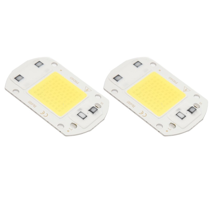 2 Pcs LED COB Chip High Power Driverless Integrated SMD