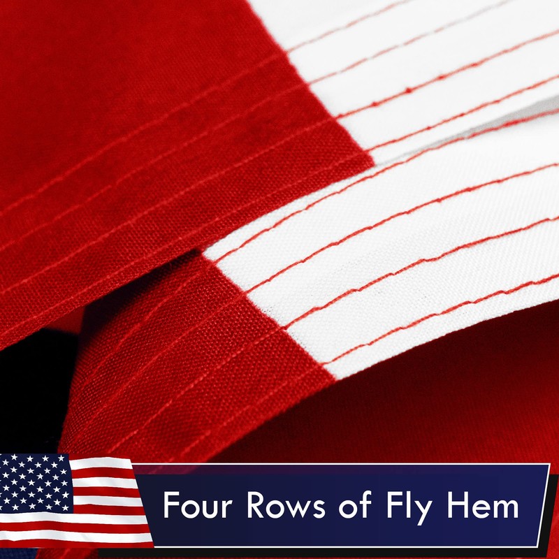G128 Combo Pack: USA American Flag 3x5 Ft 75D Printed